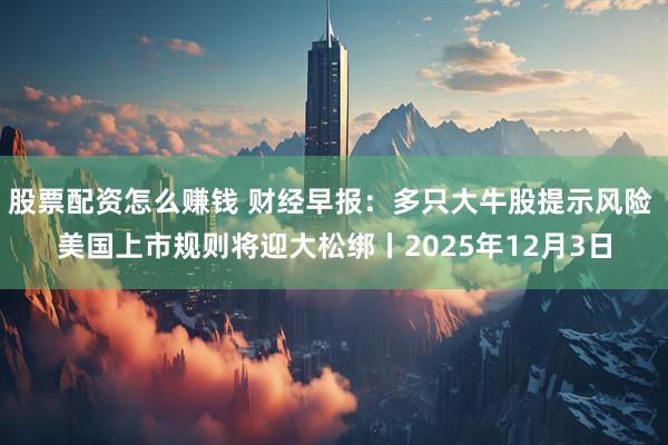 股票配资怎么赚钱 财经早报：多只大牛股提示风险 美国上市规则将迎大松绑丨2025年12月3日